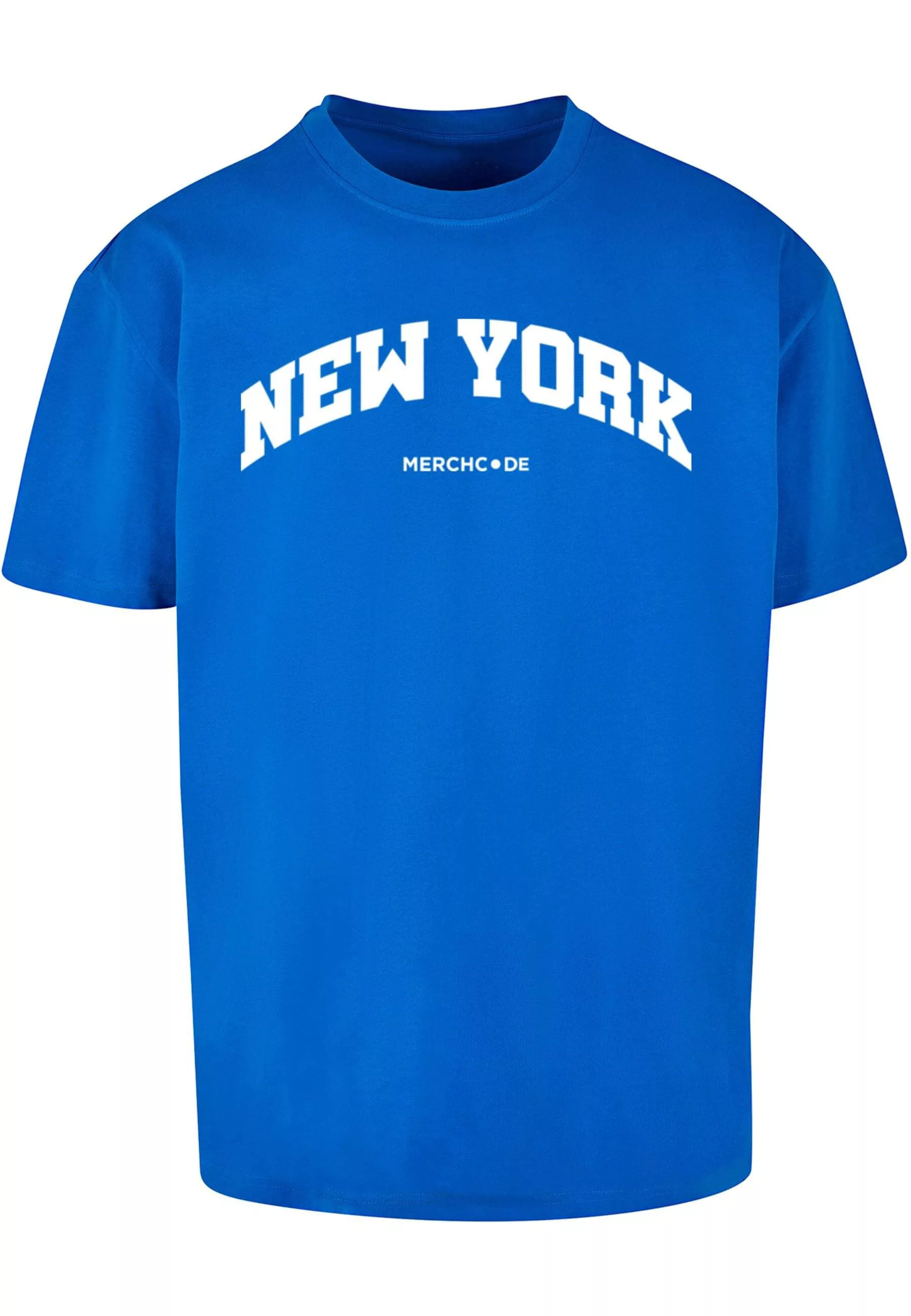 Merchcode T-Shirt "Merchcode Herren New York Wording - Heavy Oversize Tee" günstig online kaufen