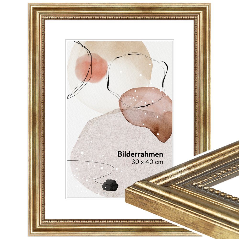 WANDStyle Bilderrahmen H450, Gold, aus Massivholz günstig online kaufen