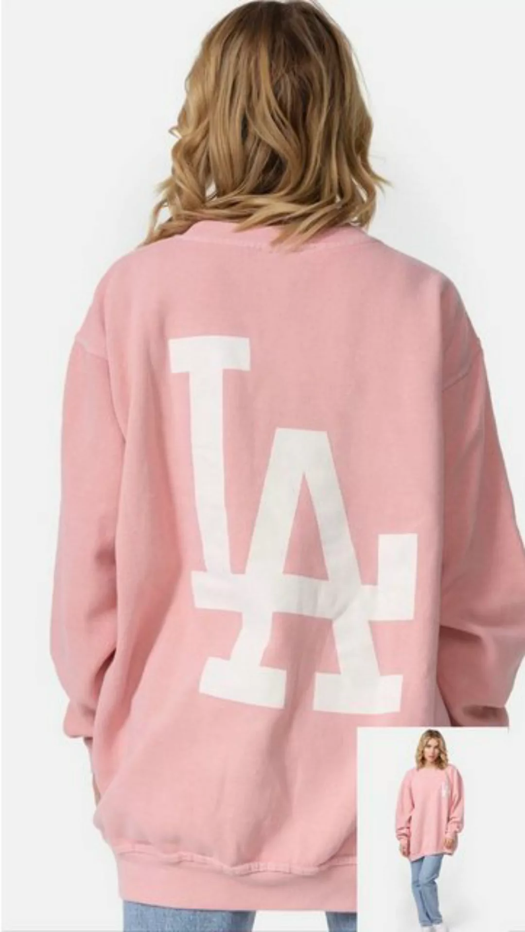 Worldclassca Longsweatshirt Worldclassca Oversized Sweatshirt LA College La günstig online kaufen