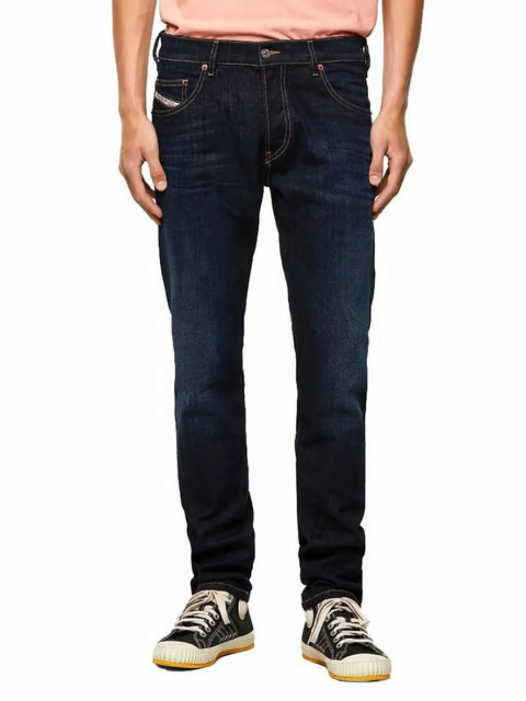 Diesel Tapered-fit-Jeans Regular Fit - Rinse Washed - D-Fining 009HF günstig online kaufen