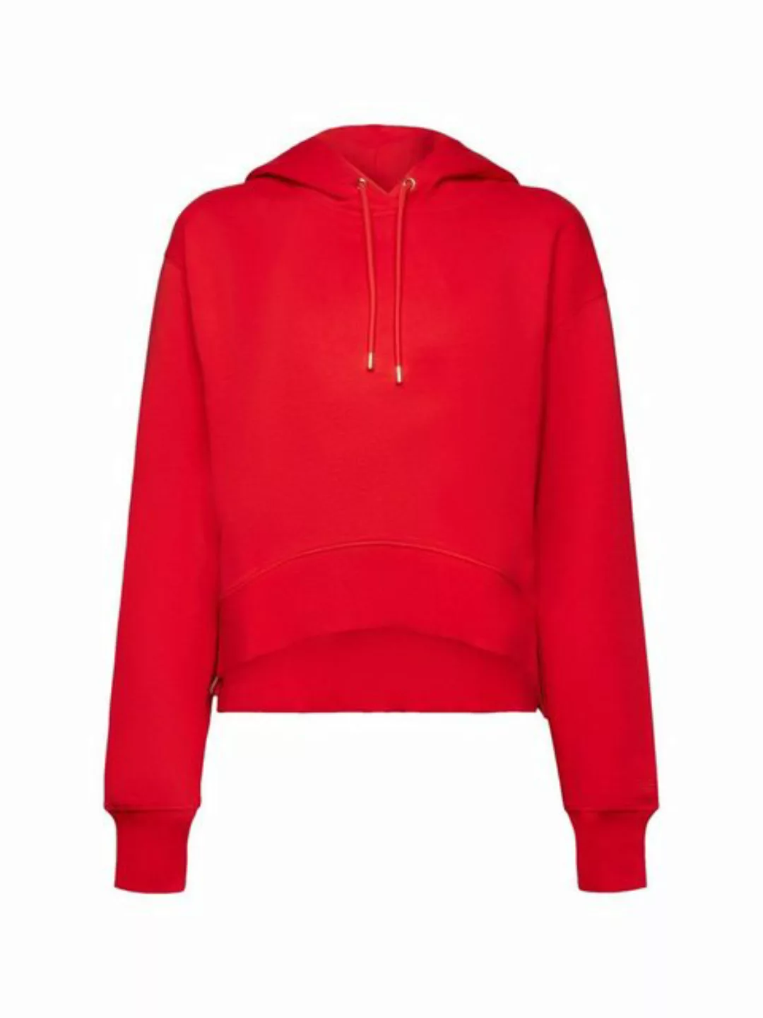 Esprit Sweatshirt Verkürzter Hoodie, 100 % Baumwolle (1-tlg) günstig online kaufen