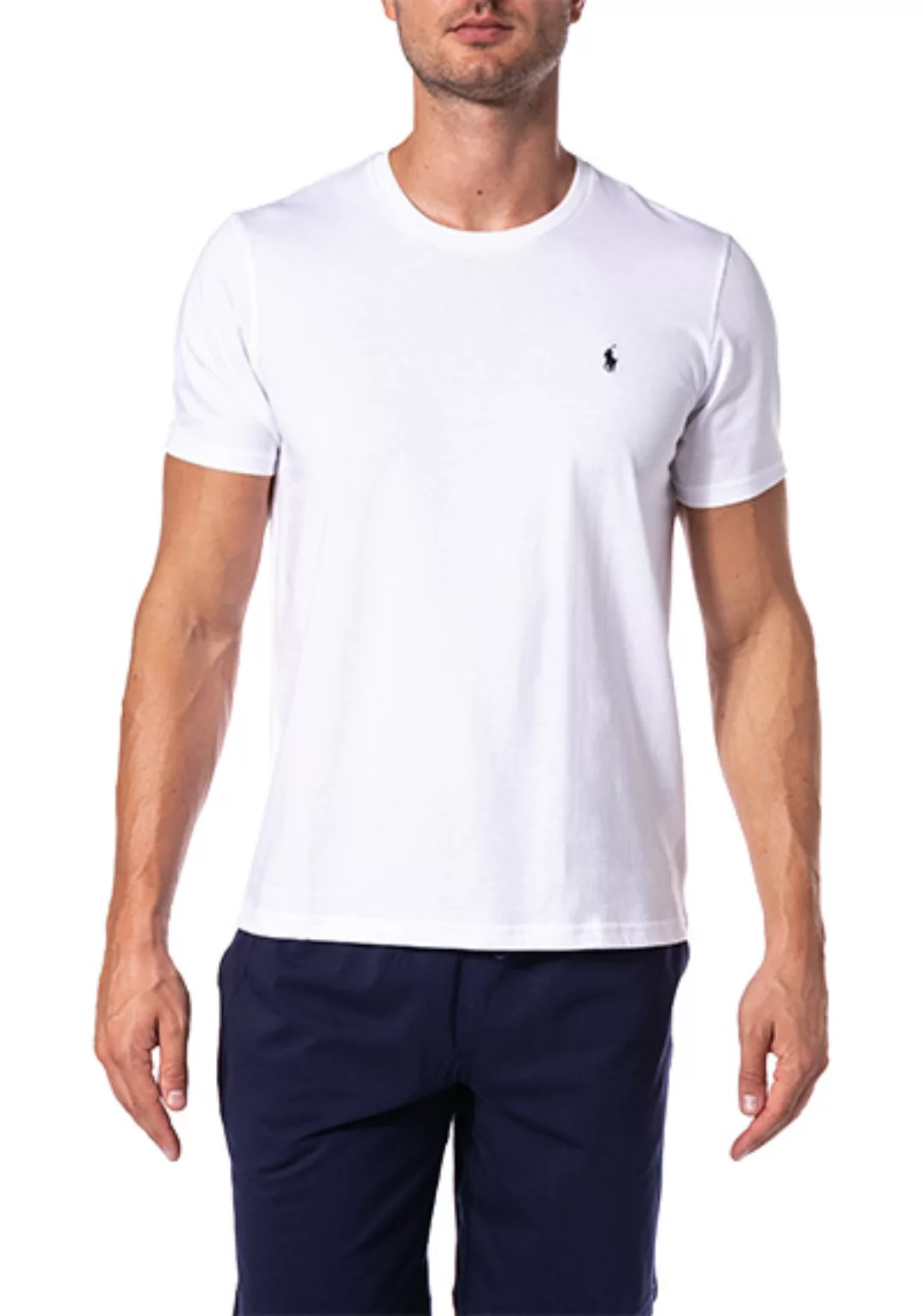 Polo Ralph Lauren – Lounge-T-Shirt mit Logo in Grau günstig online kaufen