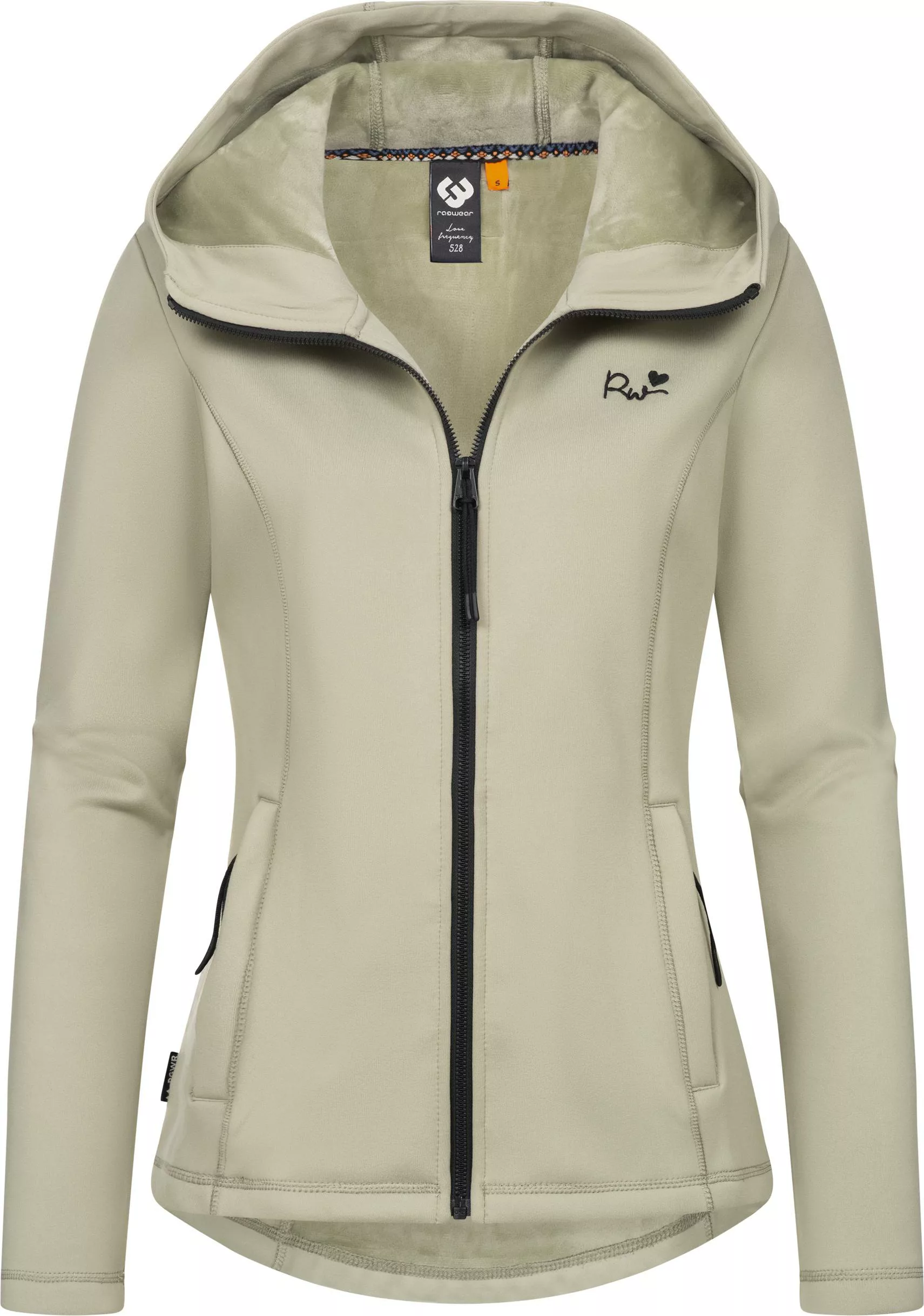 Ragwear Kapuzensweatjacke "Lyshka", Sportliche weiche und elastische Kapuze günstig online kaufen