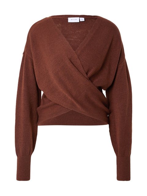 Vila Strickpullover VIMAJSE (1-tlg) Wickel-Design günstig online kaufen