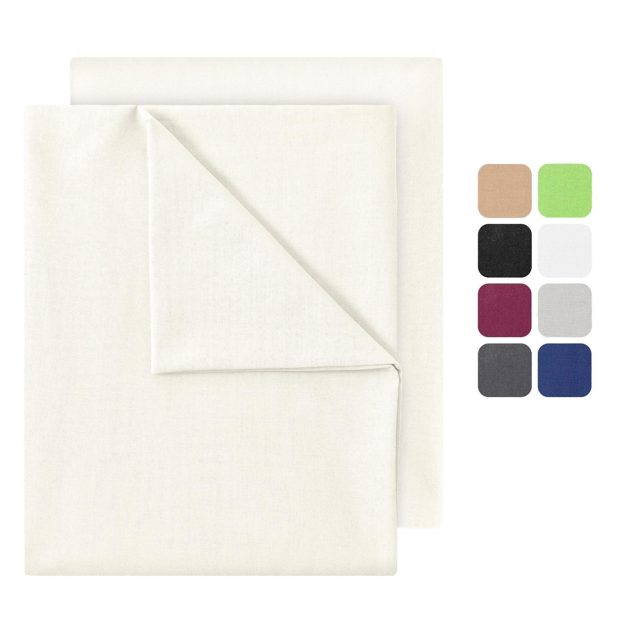 NatureMark Bettlaken 2er-Set klassisches Betttuch Haustuch, günstig online kaufen