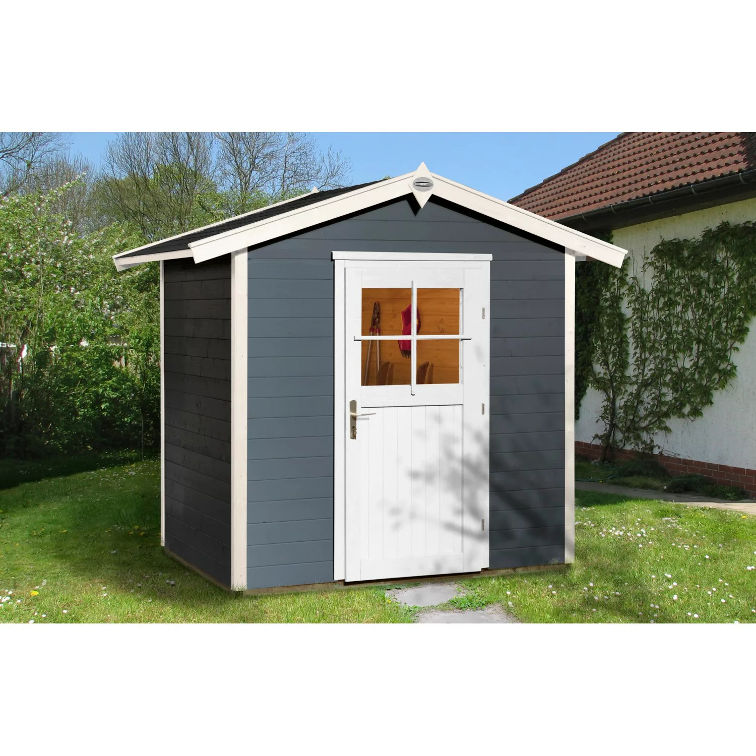 OBI Outdoor Living Holz-Gartenhaus Monza Satteldach Lasiert 205 cm x 174 cm günstig online kaufen