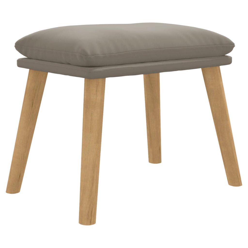 vidaXL Polsterhocker Fußhocker Hellgrau 45x29,5x35 cm günstig online kaufen
