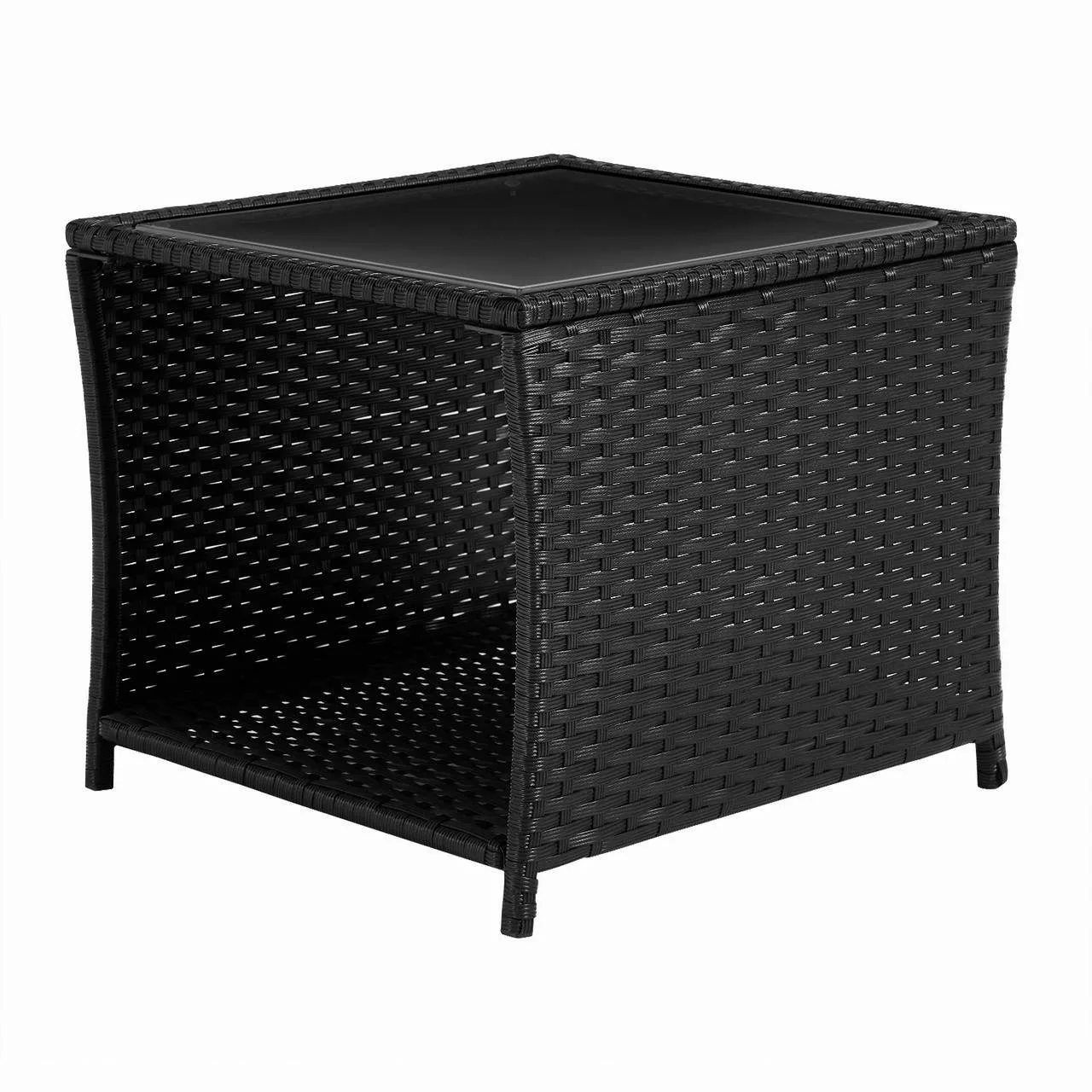 Woltu Gartentisch (1-St), mit Glasplatte offenem günstig online kaufen