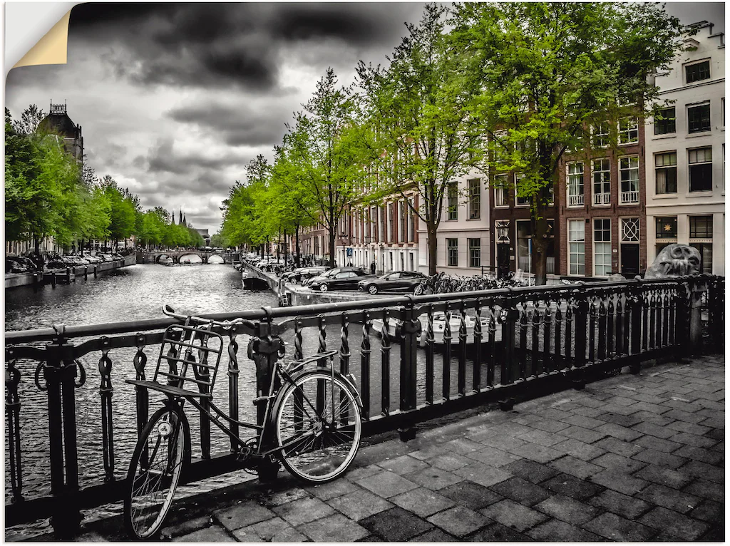 Artland Wandbild "Amsterdam Keizergracht II", Niederlande, (1 St.), als Alu günstig online kaufen