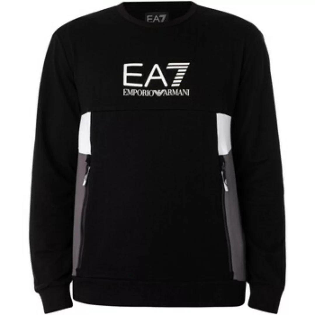 Emporio Armani EA7  Sweatshirt Sweatshirt mit Logo-Grafik günstig online kaufen