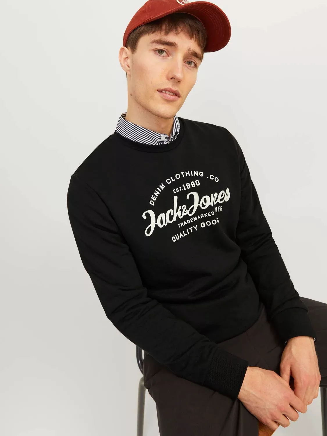 Jack & Jones Sweatshirt "JJFOREST SWEAT CREW NECK" günstig online kaufen