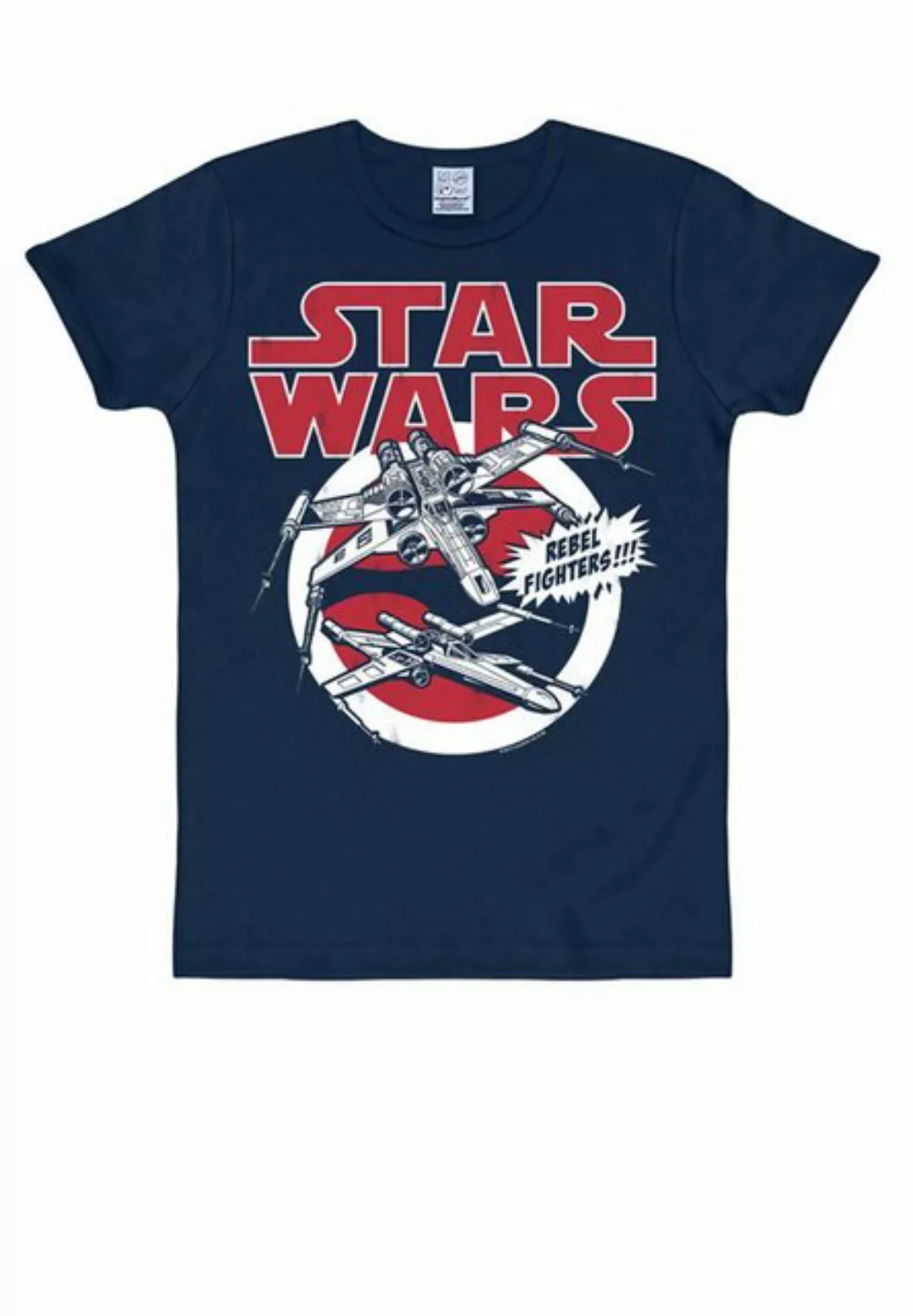 LOGOSHIRT T-Shirt "Star Wars X-Wings", mit großem Retro-Print günstig online kaufen