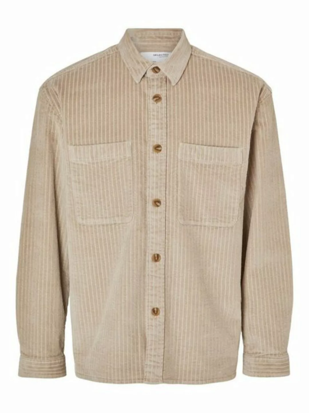 SELECTED HOMME Blusenshirt SLHPEDER-CORDRUROY OVERSHIRT LS W günstig online kaufen