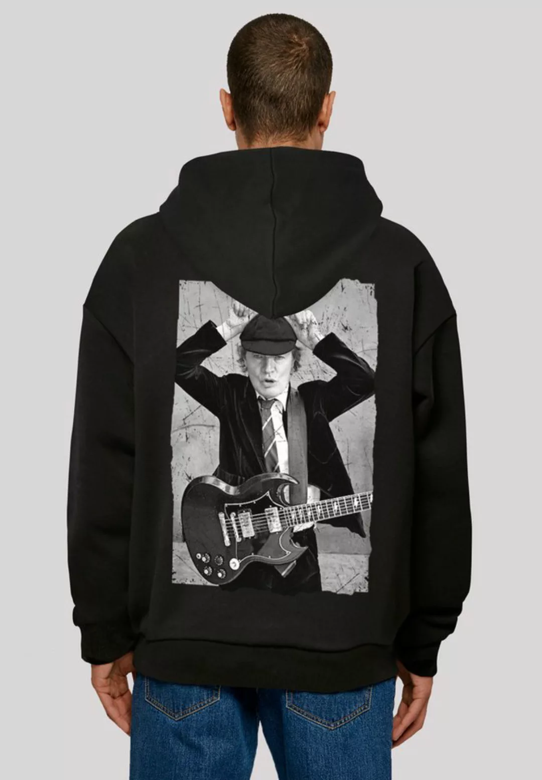 F4NT4STIC Kapuzenpullover ACDC Hoodie Angus Young Print günstig online kaufen