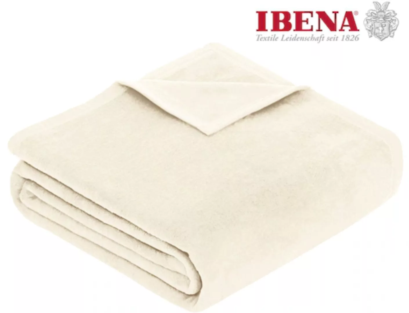 IBENA Wohndecke »Luxus«, verschiedene Größen, unifarbenes Design, Kuschelde günstig online kaufen