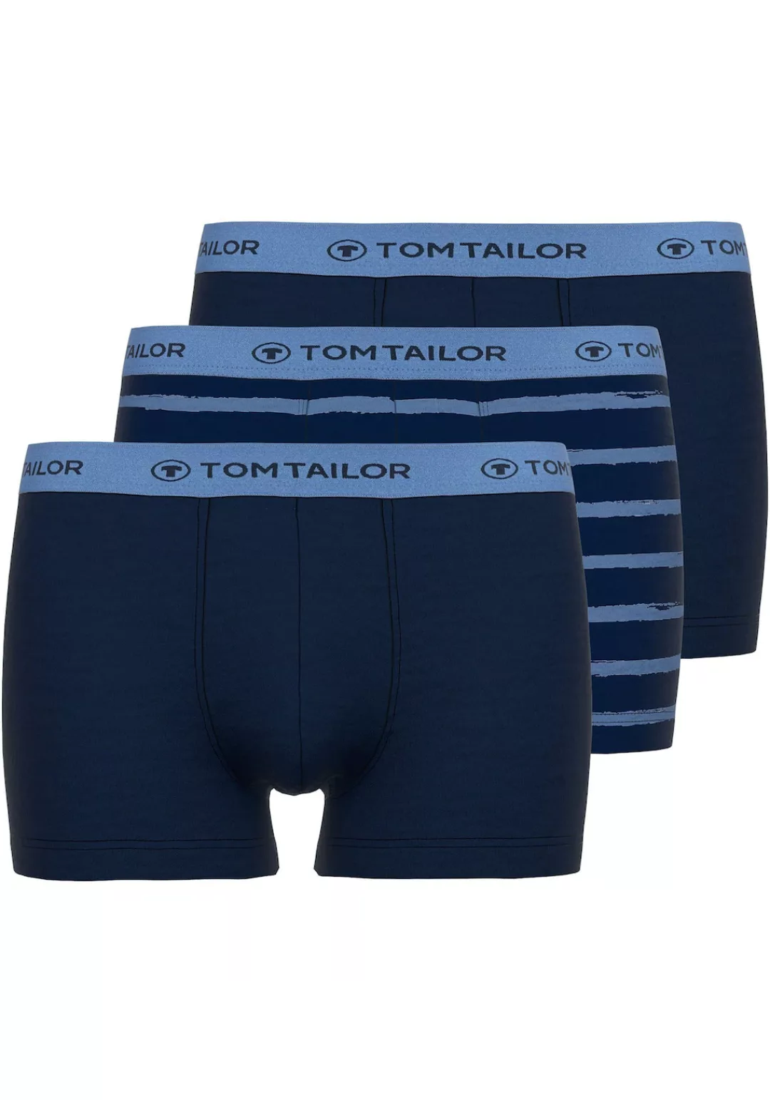 TOM TAILOR Boxershorts, (3er Pack), mit Logobund günstig online kaufen