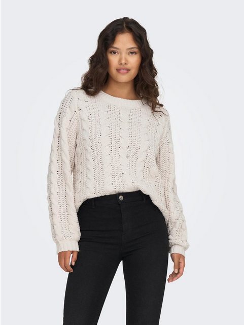 JACQUELINE de YONG Strickpullover Pullover Flauschiger Stehkragen Sweater G günstig online kaufen