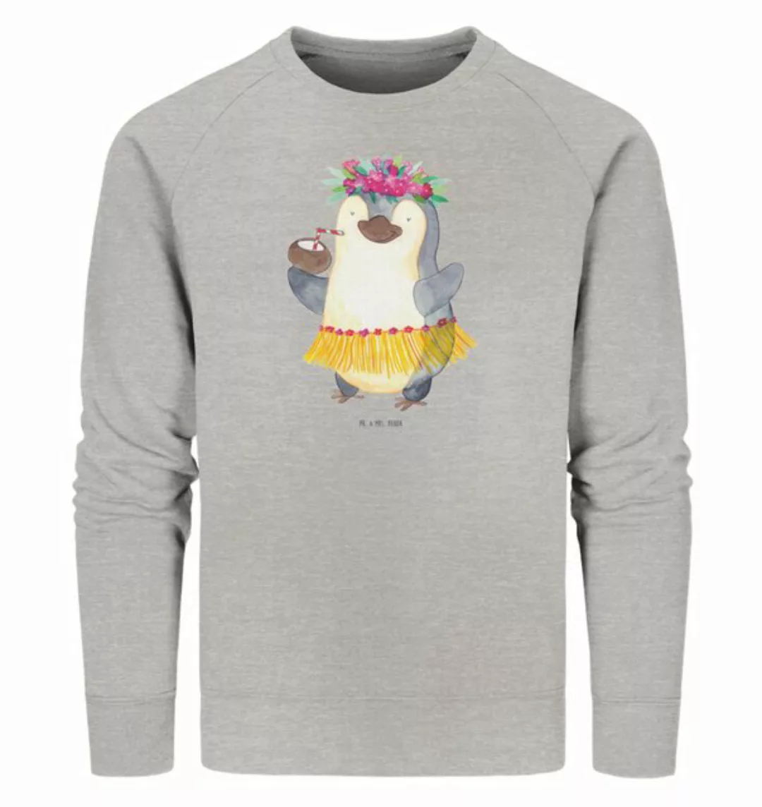 Mr. & Mrs. Panda Longpullover Größe XXL Pinguin Kokosnuss - Heather Grey - günstig online kaufen