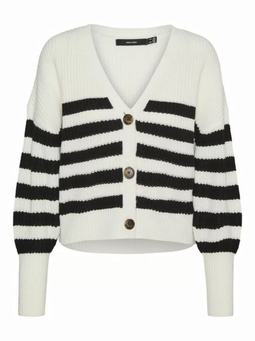 Vero Moda Strickjacke VMLEA (1-tlg) Drapiert/gerafft günstig online kaufen