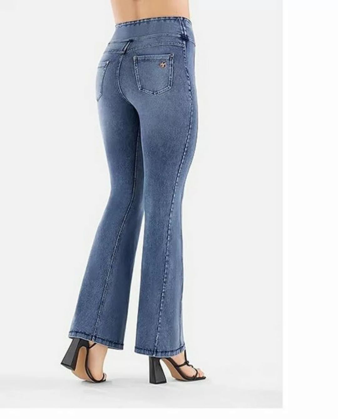 Freddy High-waist-Jeans Freddy N.O.W.® Hose mit hohem Taillenbund und Schla günstig online kaufen