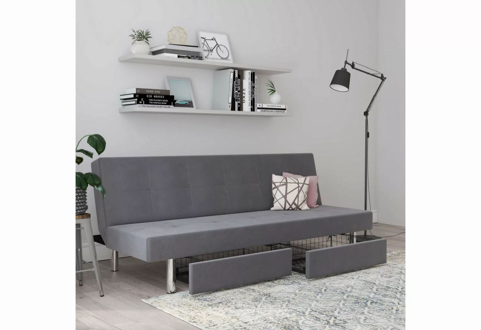 Dorel Home Schlafsofa Erica, Daybed mit aufklappbarer Liegefläche günstig online kaufen