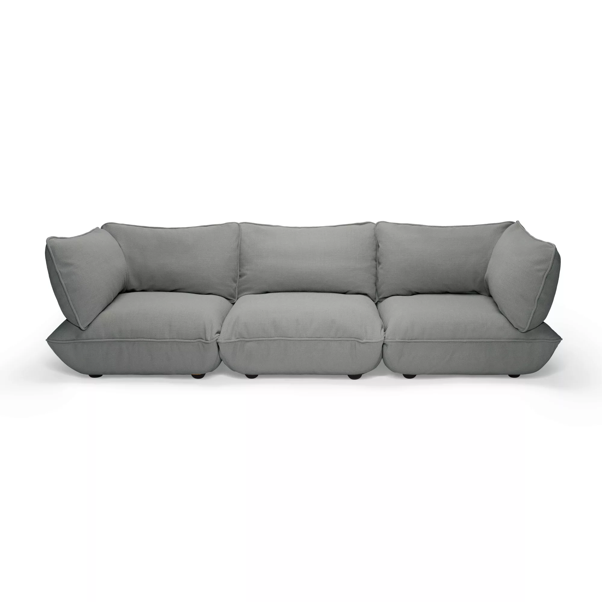 Sofa Sumo Grand textil grau / 4-Sitzer - L 301 cm - Fatboy - Grau günstig online kaufen
