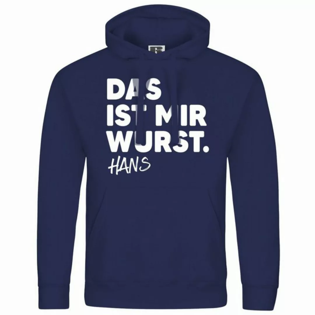 deinshirt Kapuzenpullover Herren Kapuzenpullover Das ist mir Wurst Mit Prin günstig online kaufen