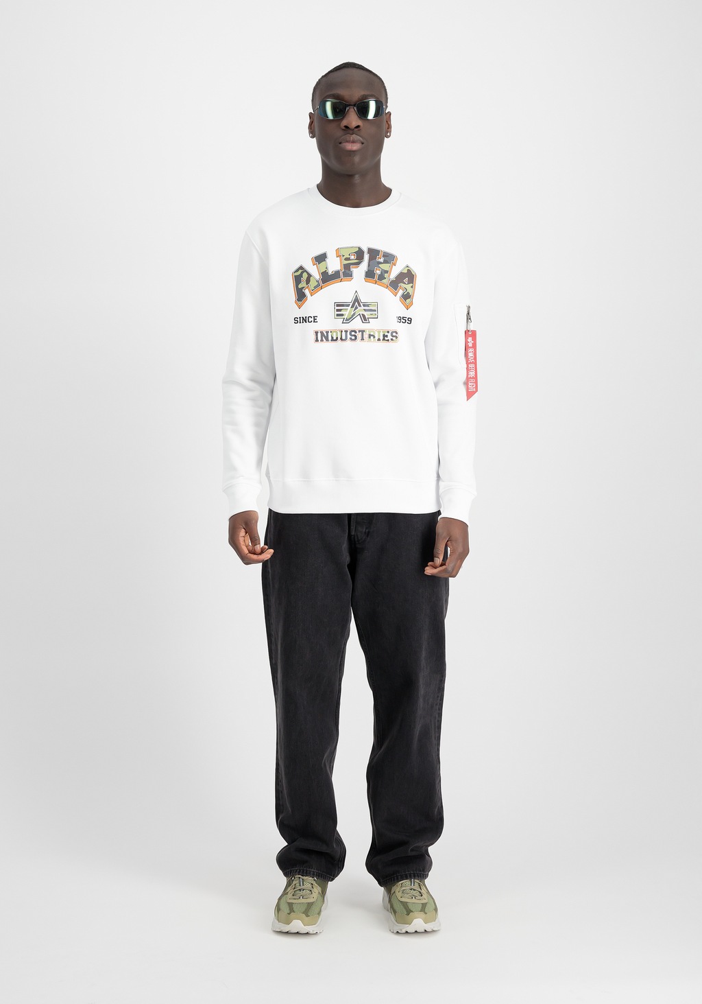 Alpha Industries Sweater "College Camo Sweatshirt Sweatshirt" günstig online kaufen