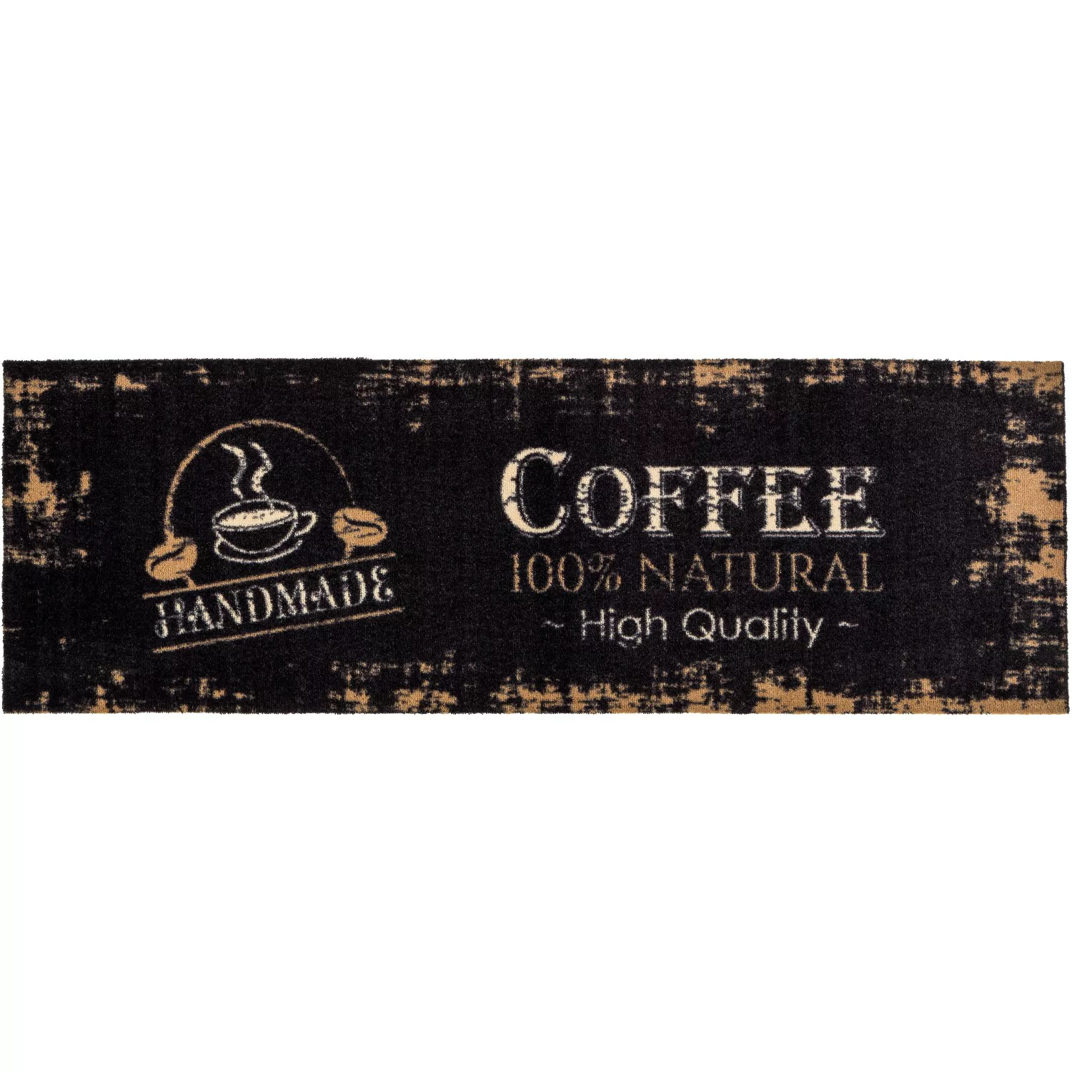 Astra Sauberlaufmatte Miabella Design Coffee Natural ca. 50 cm x 150 cm günstig online kaufen