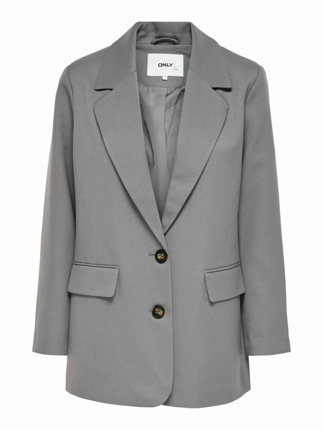 ONLY Oversize Blazer Damen Grau günstig online kaufen