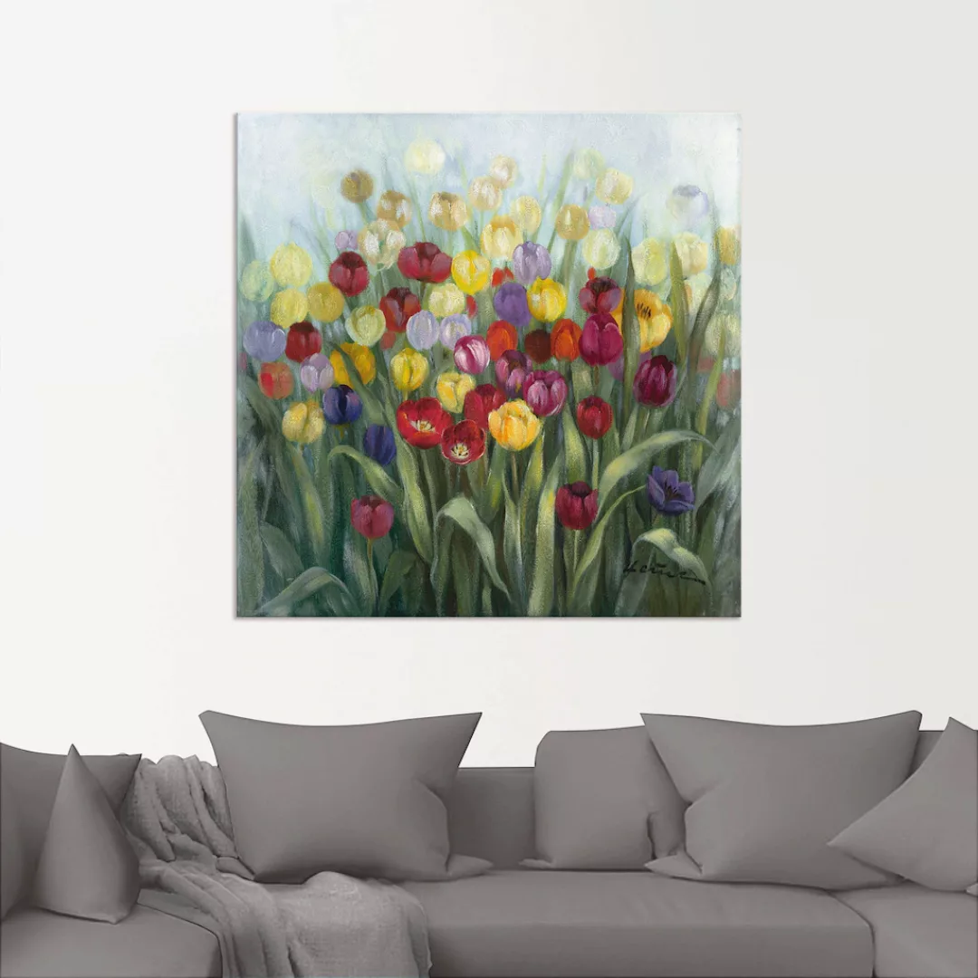 Artland Wandbild »Tulpenwiese II«, Blumenwiese, (1 St.), als Alubild, Outdo günstig online kaufen