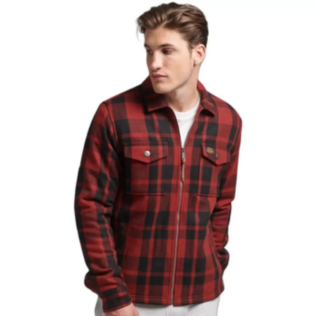 Superdry  Langarmshirt carreaux günstig online kaufen