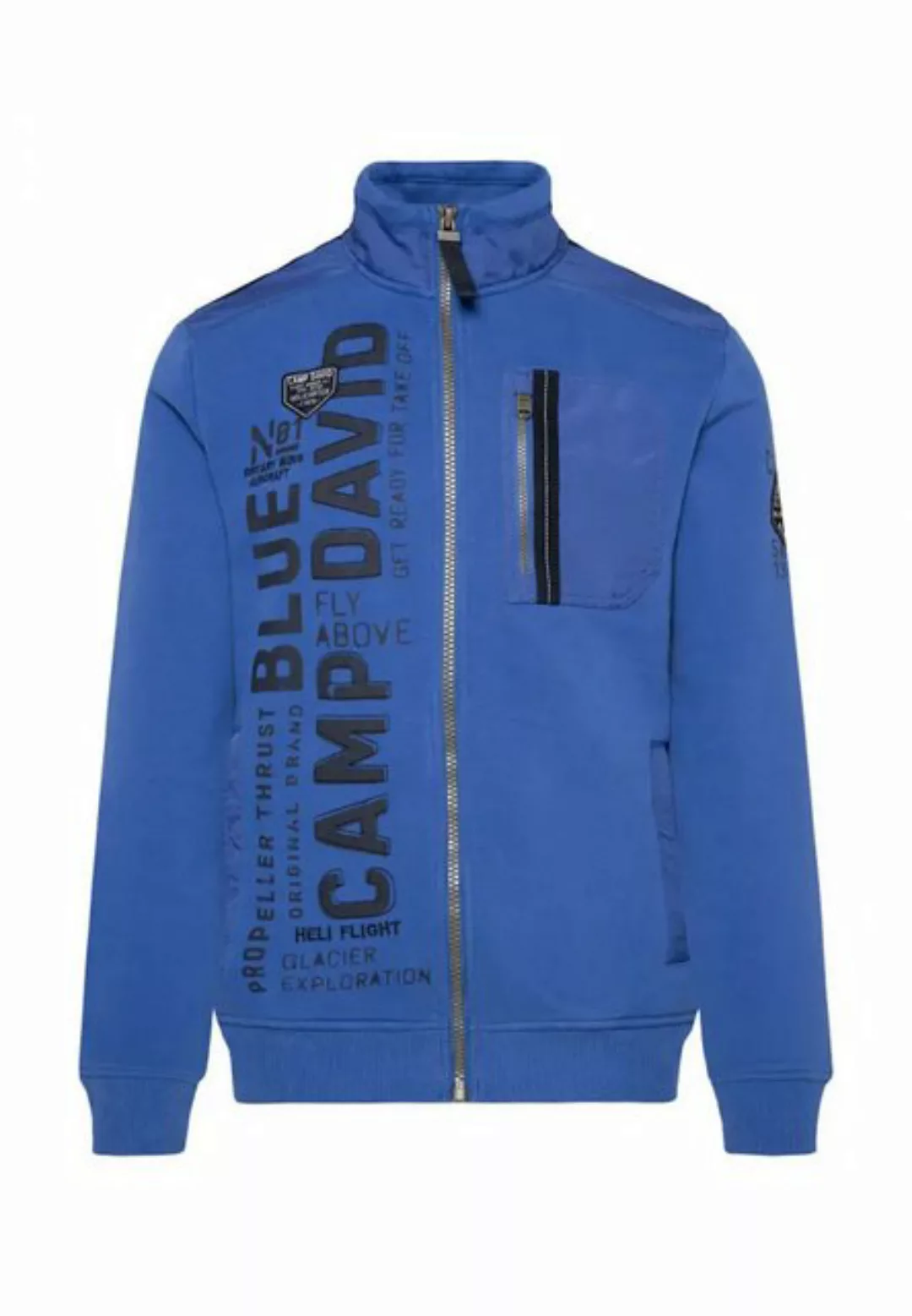 CAMP DAVID Sweatjacke, mit Baumwolle günstig online kaufen