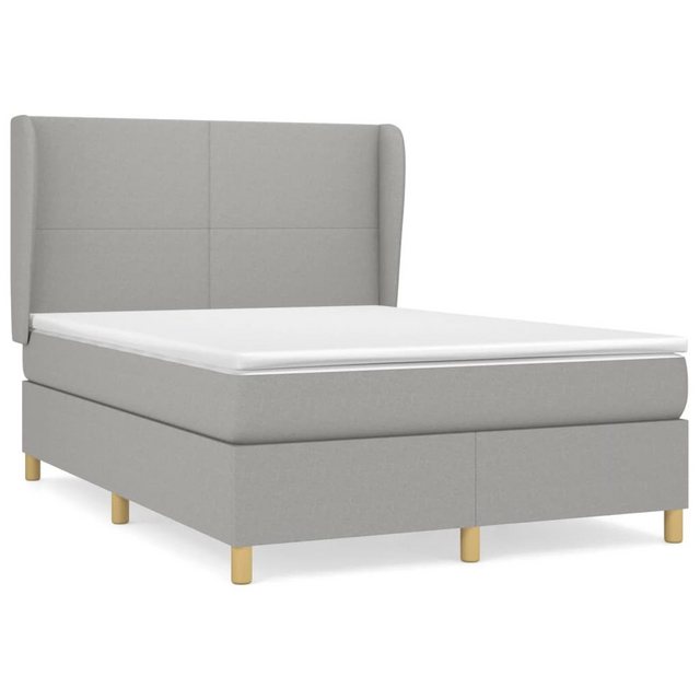 vidaXL Boxspringbett Bett Boxspringbett mit Matratze & Topper Stoff verschi günstig online kaufen