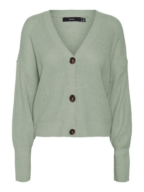 Vero Moda Strickjacke "VMLEA LS V-NECK CUFF CARDIGAN" günstig online kaufen