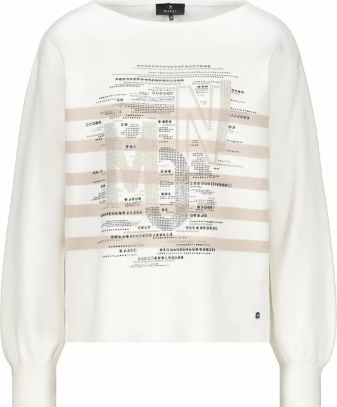 Monari Druckkleid Pullover off-white günstig online kaufen
