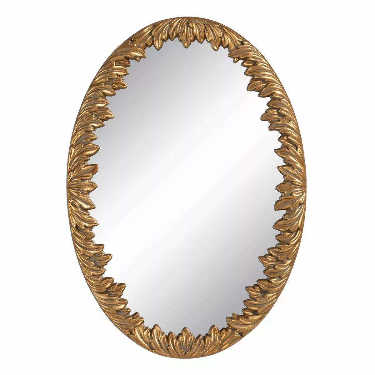 Wandspiegel 57 X 3,5 X 81 Cm Kristall Gold Holz günstig online kaufen
