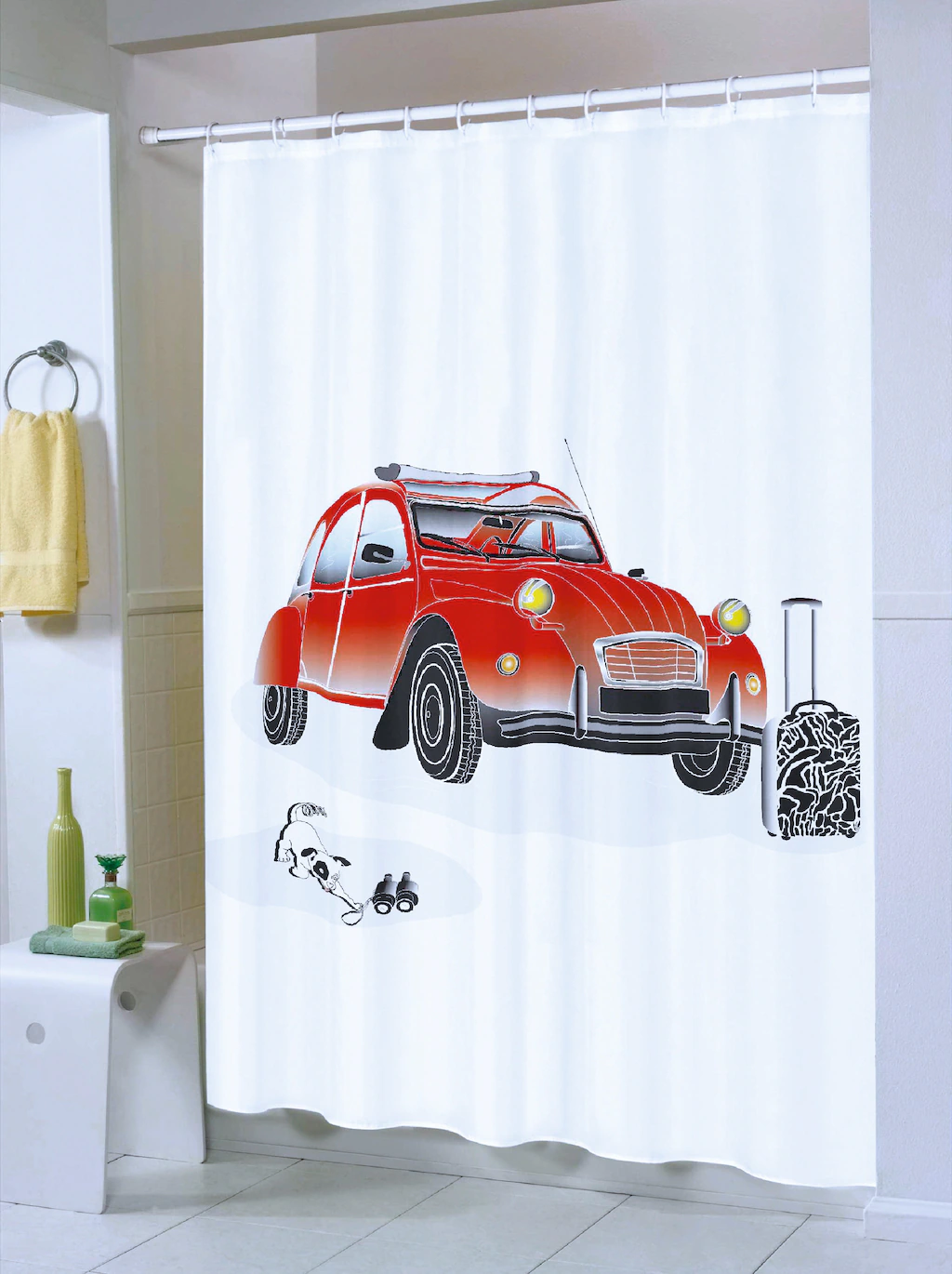 MSV Duschvorhang "CITROEN 2CV", Höhe 200 cm günstig online kaufen