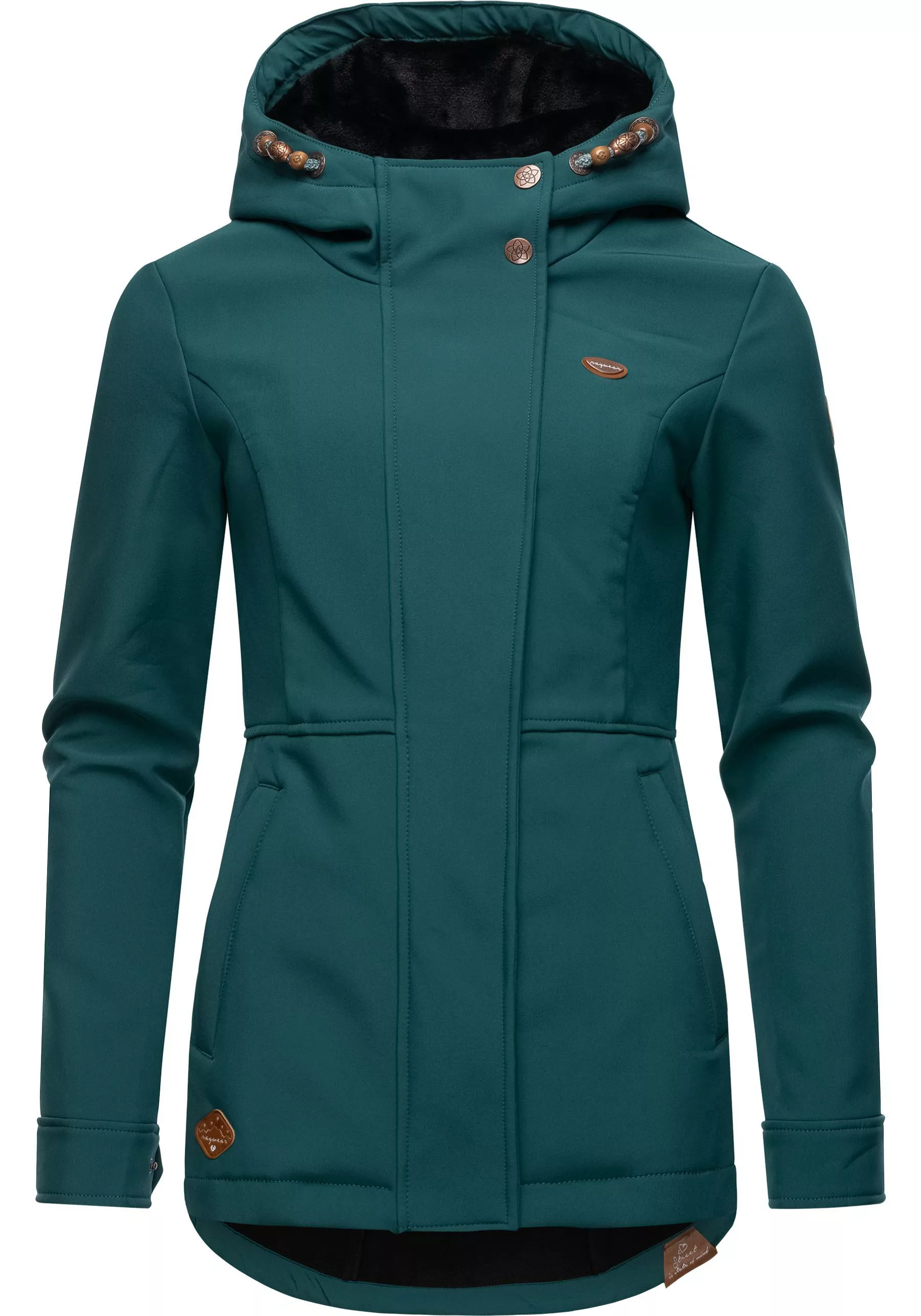 Ragwear Softshelljacke "Yba", mit Kapuze, sportliche Damen Outdoorjacke mit günstig online kaufen