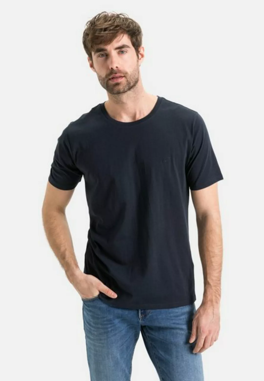 camel active T-Shirt aus reiner Baumwolle günstig online kaufen