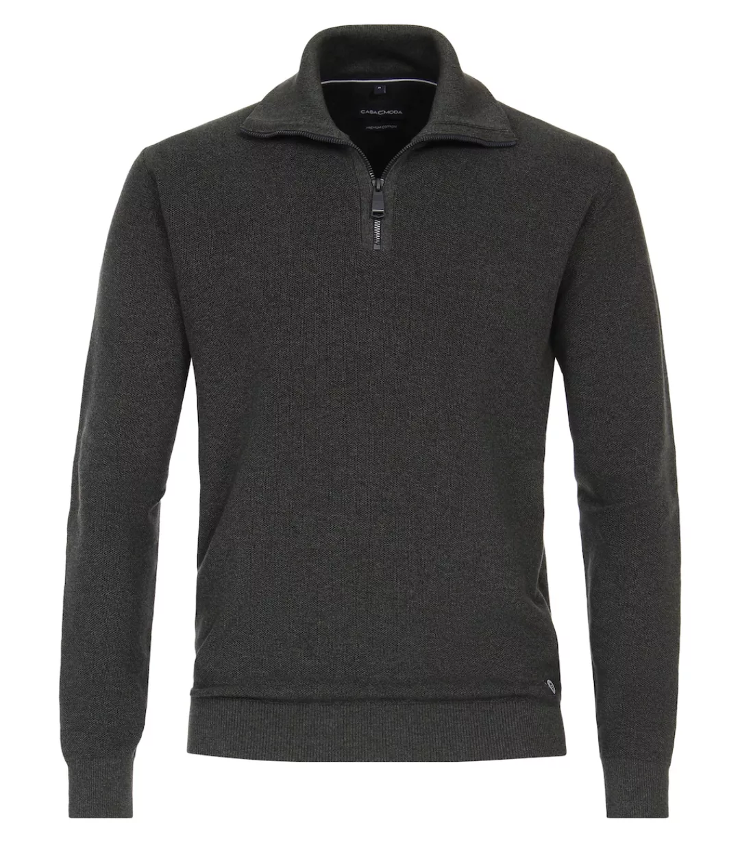 CASAMODA Troyer - Strickpullover mit Zip - Quarter Zip Pullover Herren günstig online kaufen