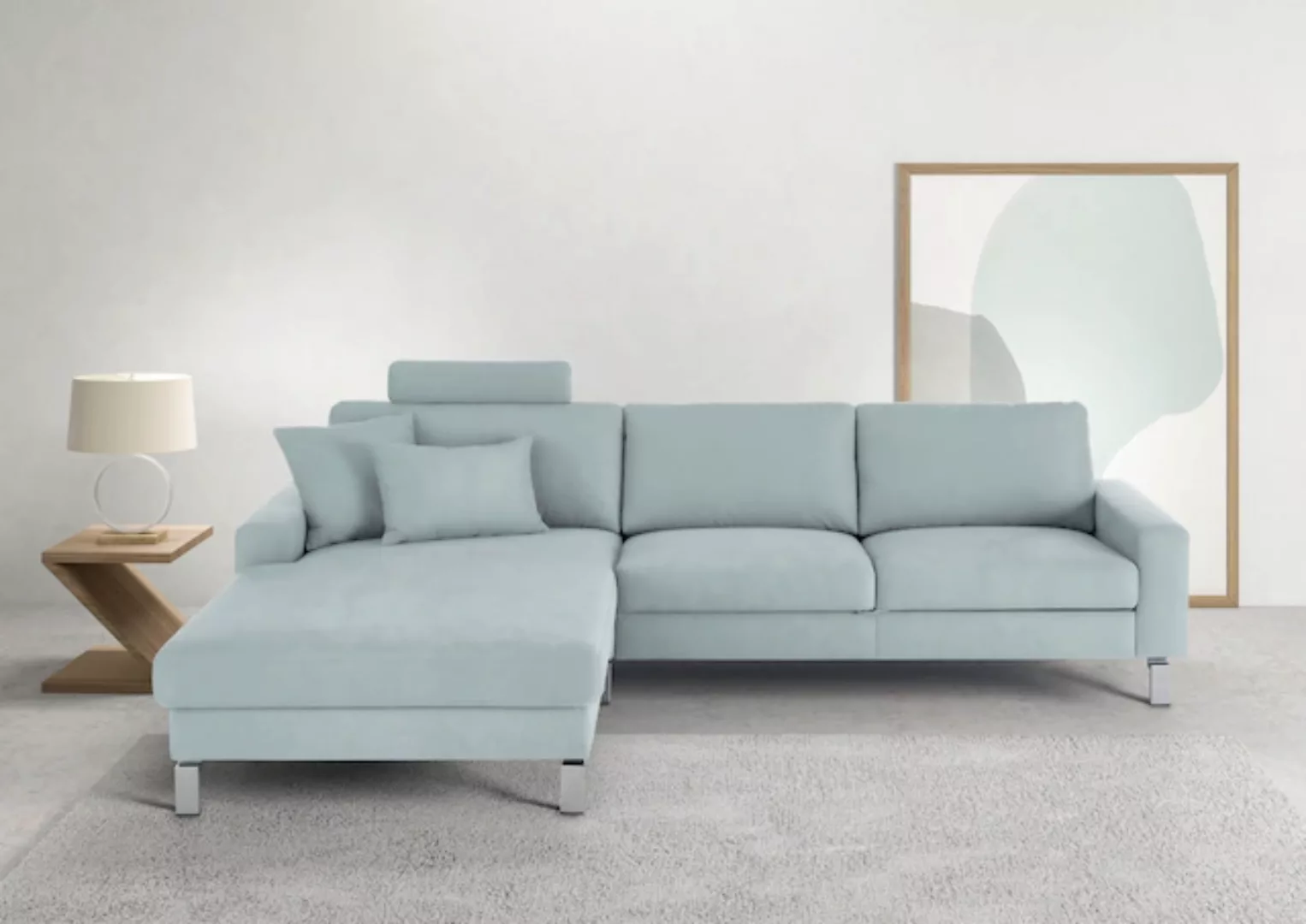 3C Candy Ecksofa »Lecce, wahlweise PUR-Schaumstoff oder Tonnentaschenfederk günstig online kaufen