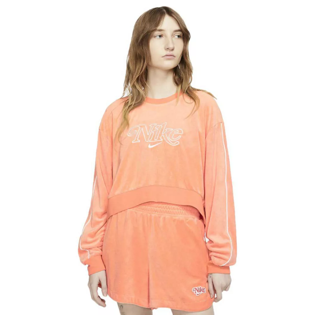 Nike Sportswear Crew Sweatshirt XS Orange Trance günstig online kaufen