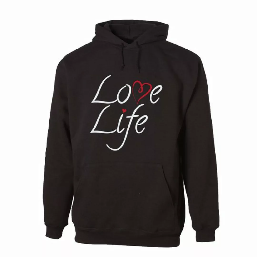 G-graphics Hoodie Love Life Unisex, mit Frontprint, mit Spruch / Statement günstig online kaufen