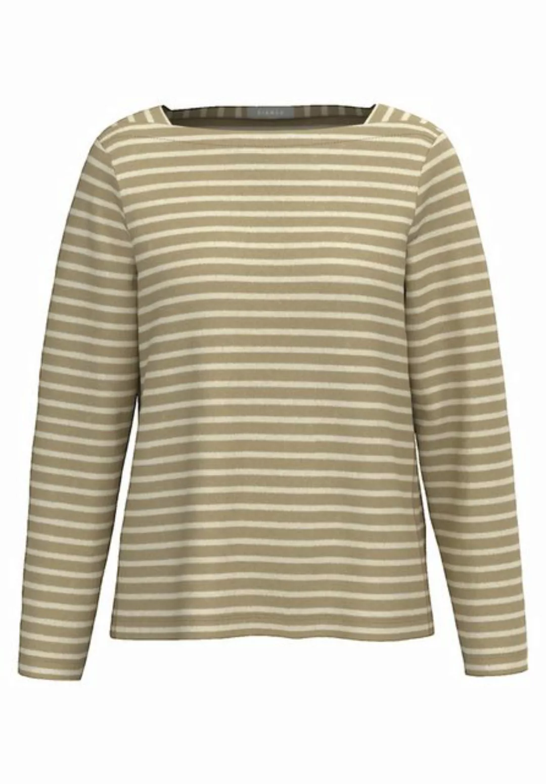 bianca Langarmshirt LOTTA Lässiger Streifen-Sweater mit U-Boot Ausschnitt günstig online kaufen