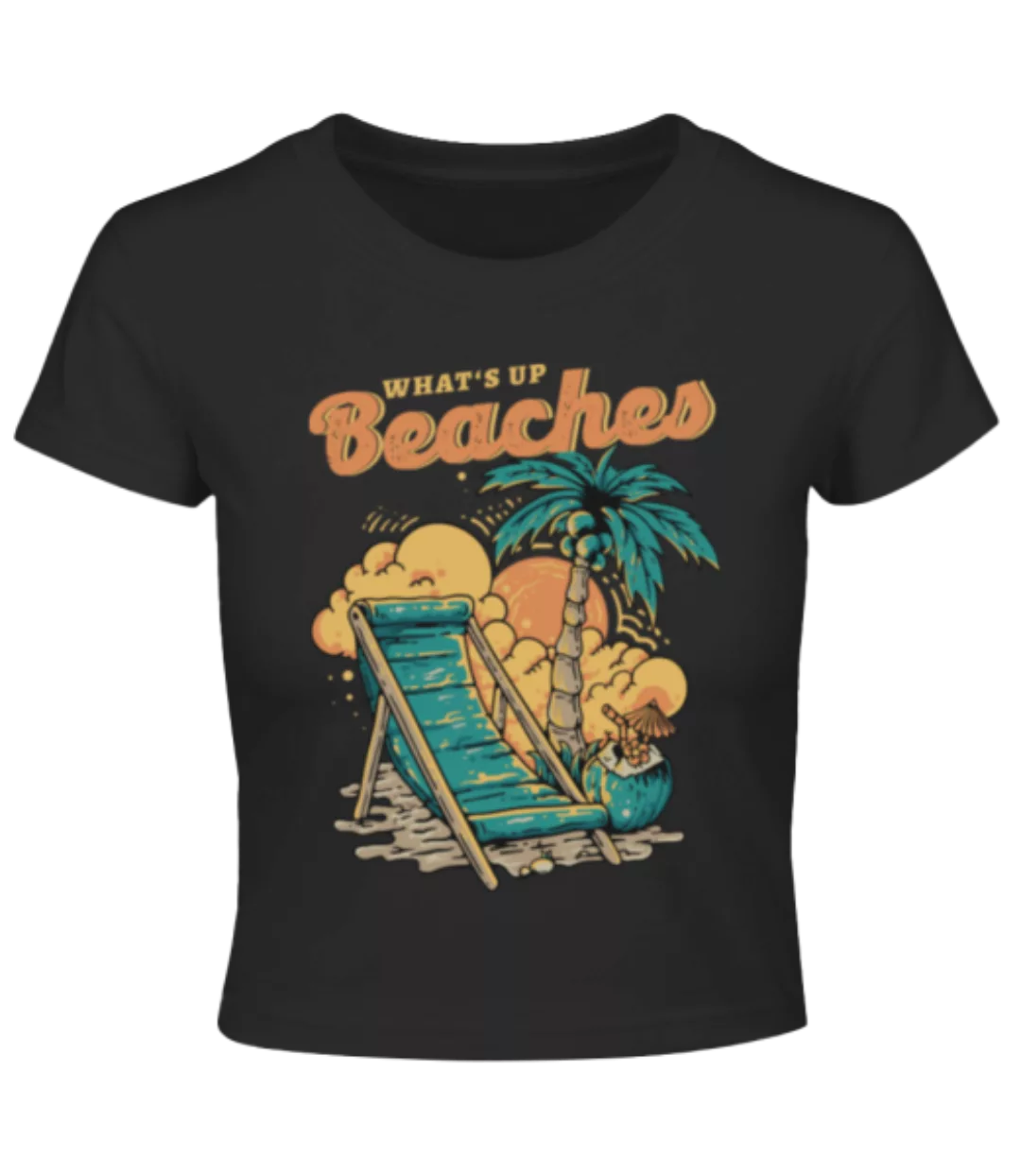 Whats Up Beaches · Crop T-Shirt günstig online kaufen