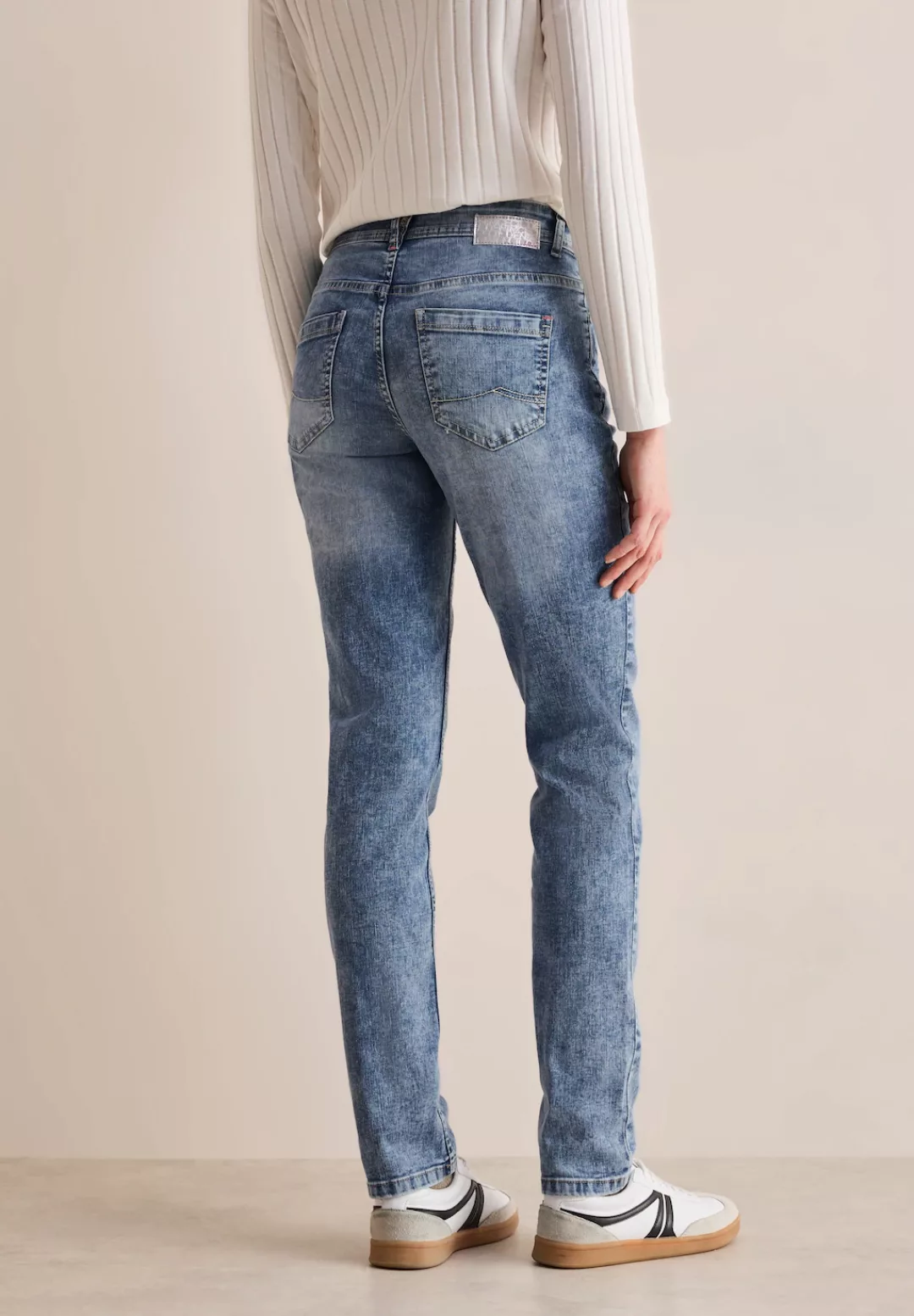 Cecil Slim-fit-Jeans – Casual Fit Style NOS Scarlett Light Blue günstig online kaufen