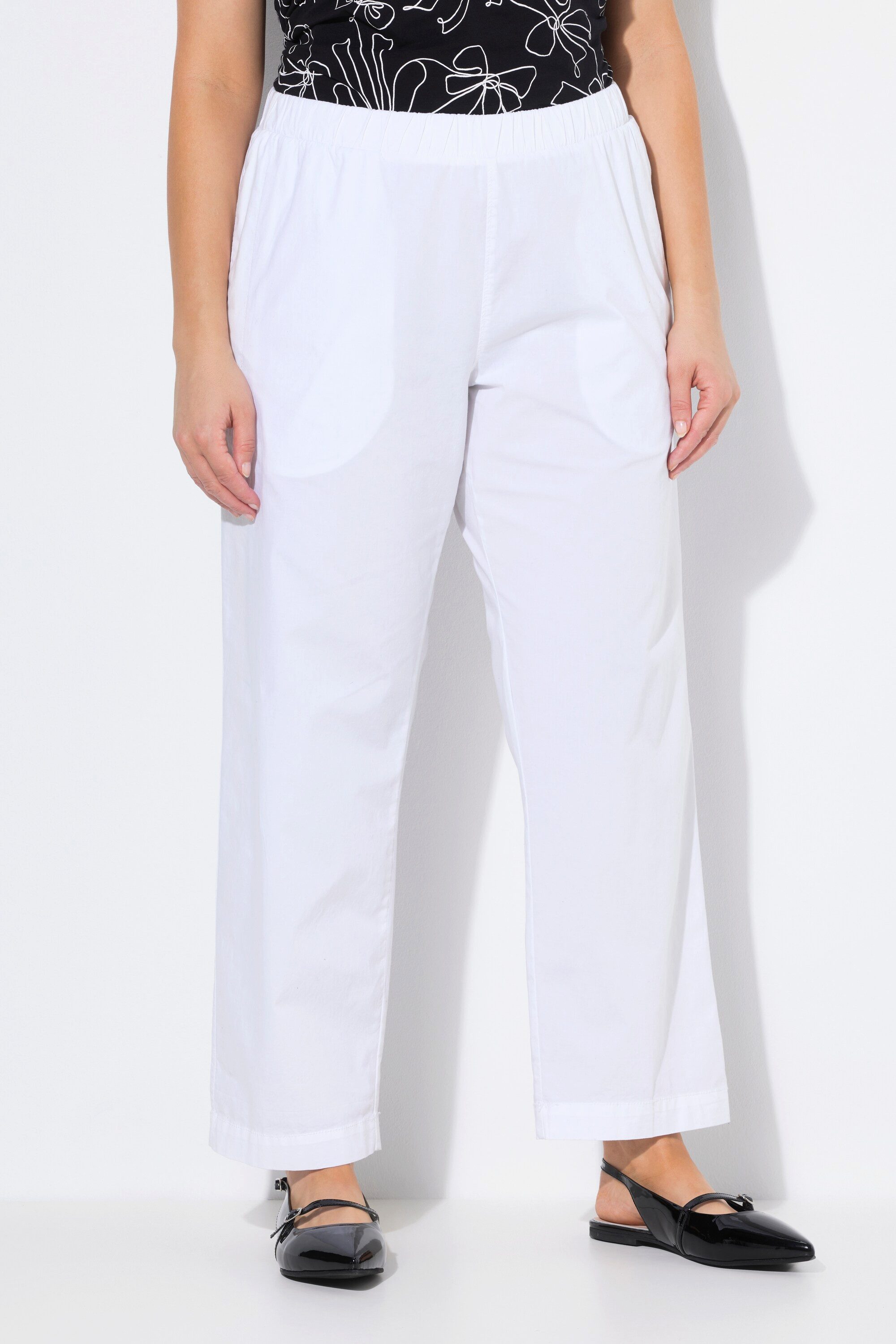 Ulla Popken Chinohose 7/8-Chinohose Ruby Elastikbund günstig online kaufen