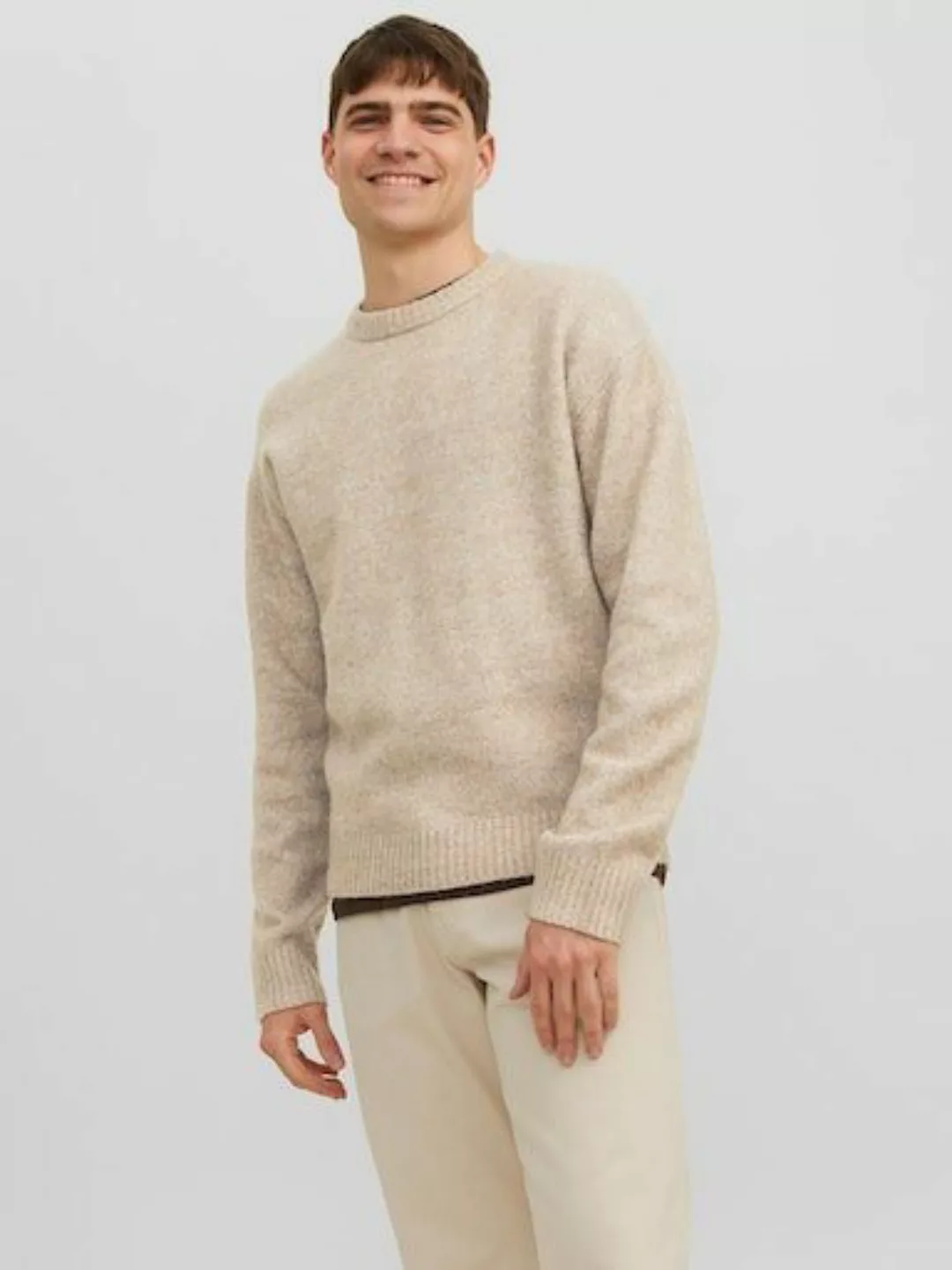 Jack & Jones Rundhalspullover JOROLLIE KNIT CREW NECK SN günstig online kaufen