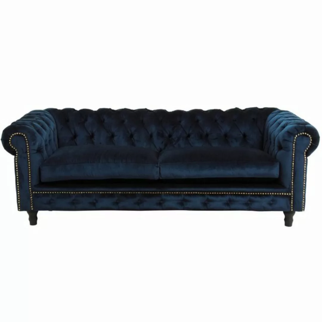 JVmoebel Sofa Design Leder Sofa Couch - Chesterfield Polster Dreisitzer, Ma günstig online kaufen